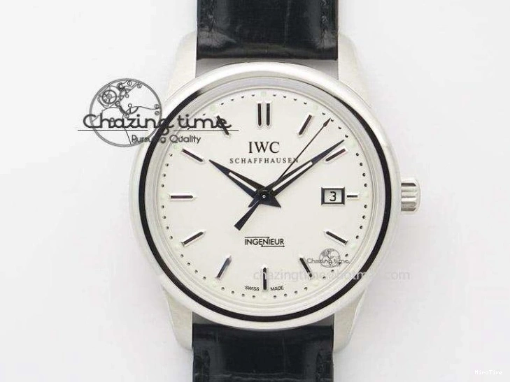 MIROTIME 0801 Efficient Mark XVIII Le Petit Prince IW327001 SS MKS 1:1 Best Edition White Dial On Leather Strap MIYOTA9015 V 7220